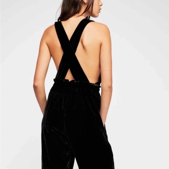 Free people velvet jumpsuit - Picture 2 of 5